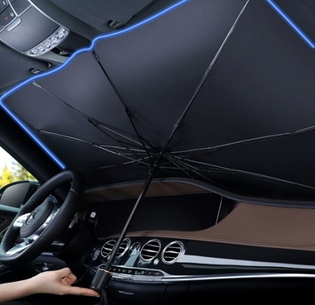 더쎈 차량용 앞유리 우산형 햇빛 가리개